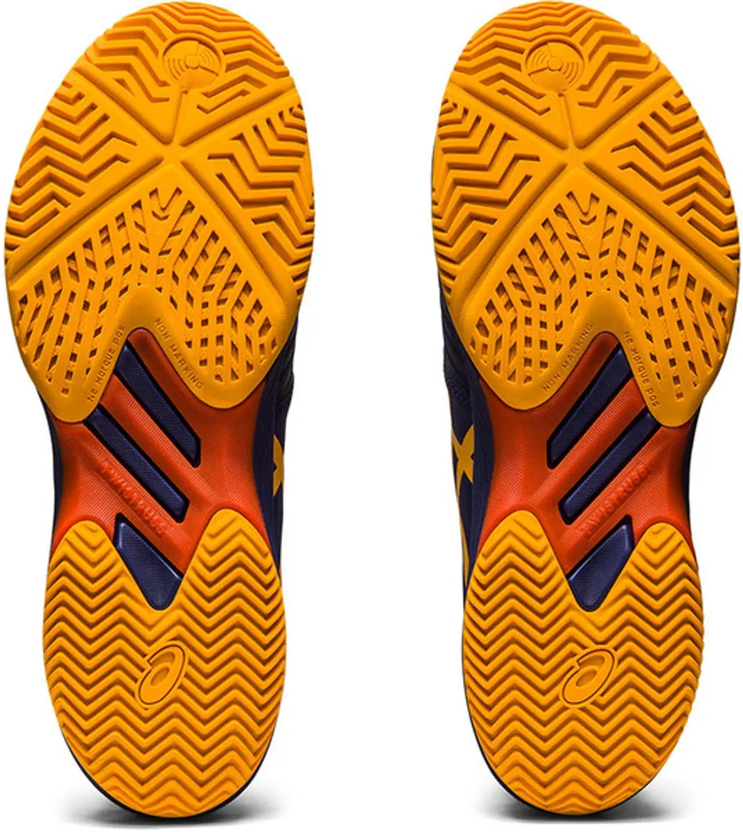ASICS Solution Swift FF Padel - 1041A314 - Blauw Geel - afbeelding 6 van 6