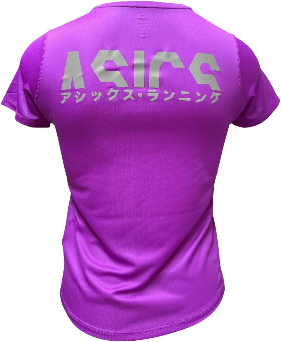 ASICS Katakana SS Top - Dames Sportshirt XS - Paars