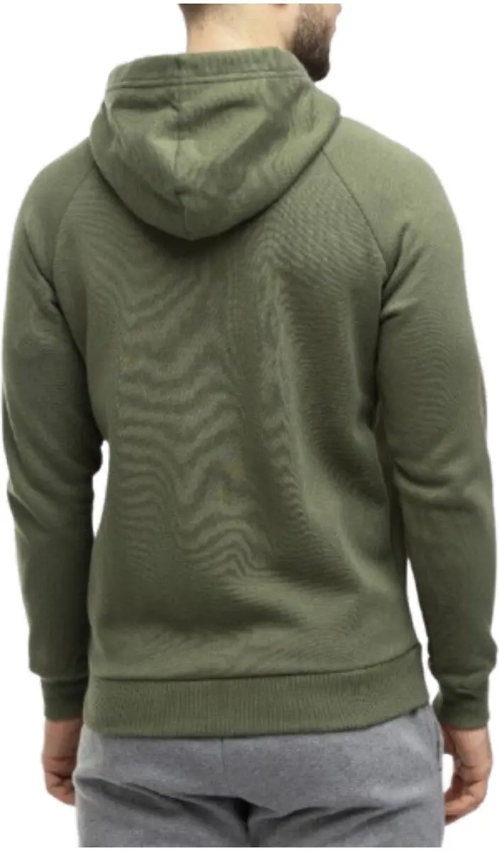 Under Armour UA Rival Fleece FZ Hoodie Heren - Groen/Wit - afbeelding 6 van 6