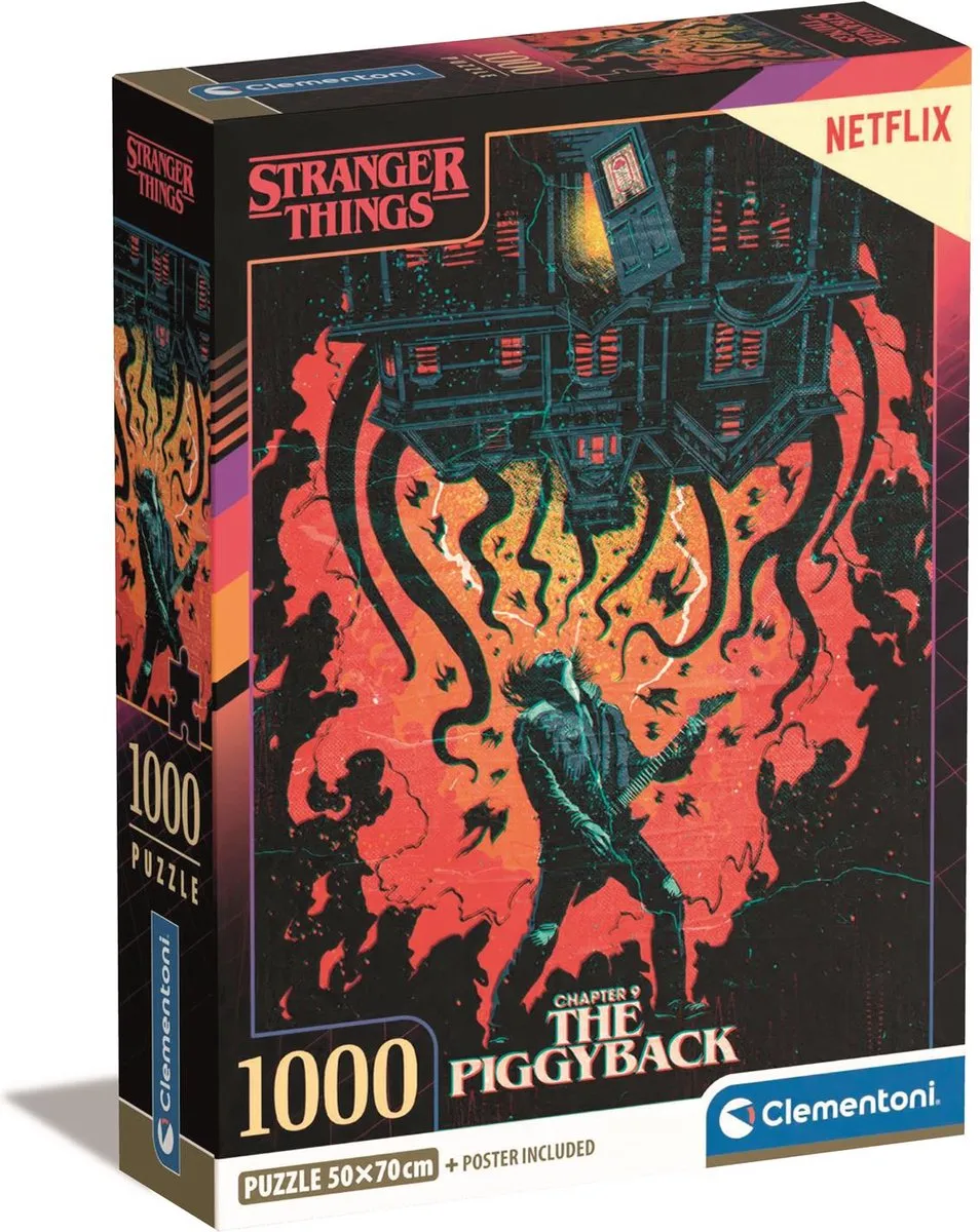 Clementoni Stranger Things Puzzel 1000 Stukjes