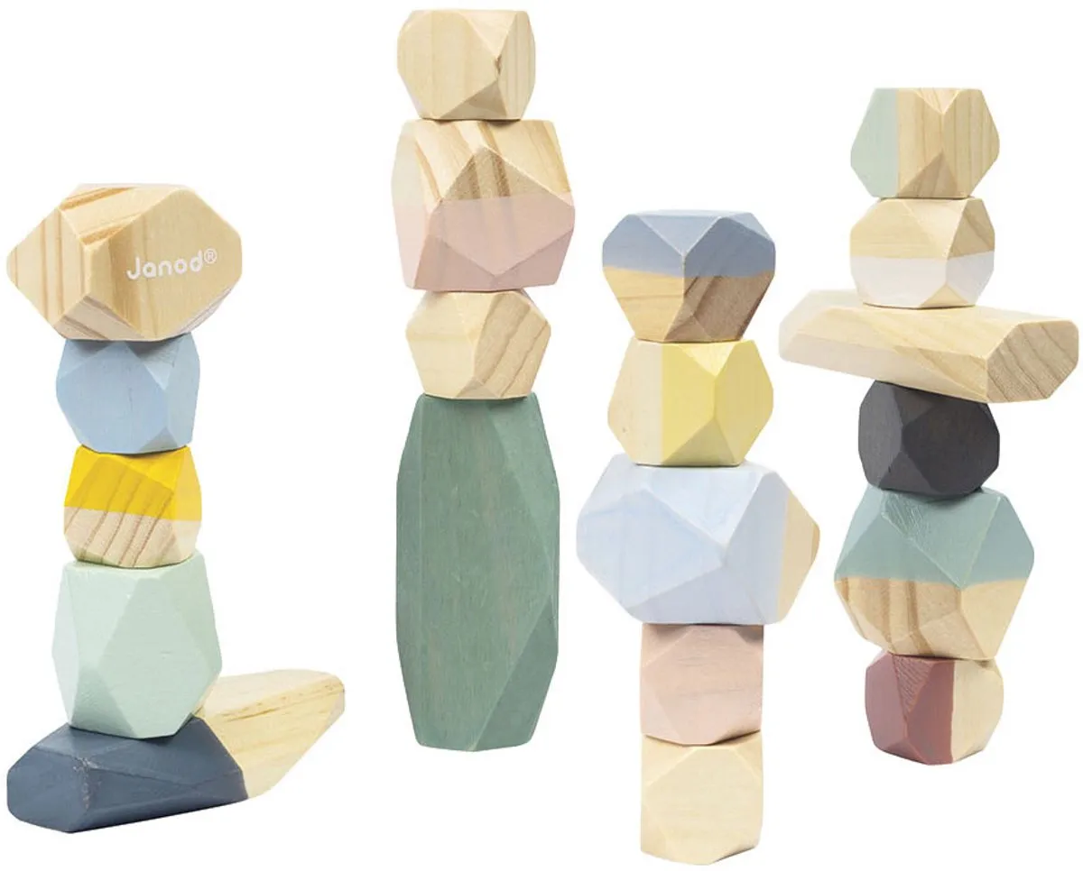 Janod Sweet Cocoon Stapelstenen 20-delig - Multi
