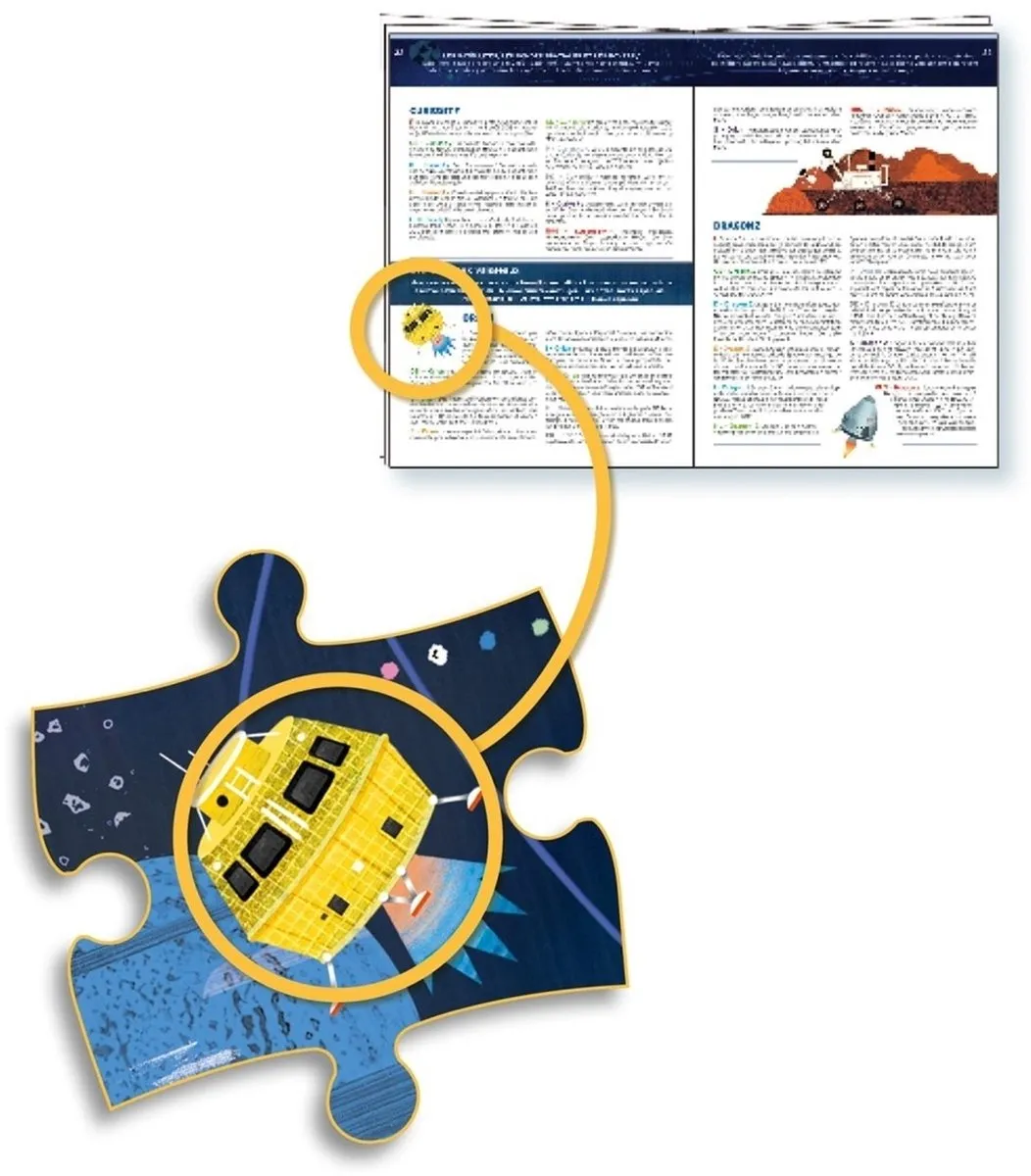 Djeco Puzzel De Ruimte 200 Stuks - Educatief - Meerkleurig
