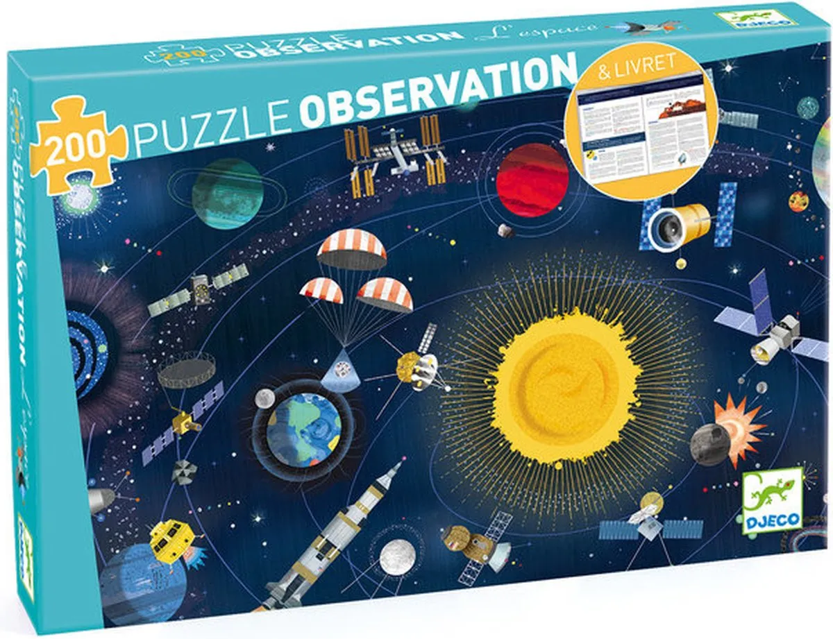 Djeco Puzzel De Ruimte 200 Stuks