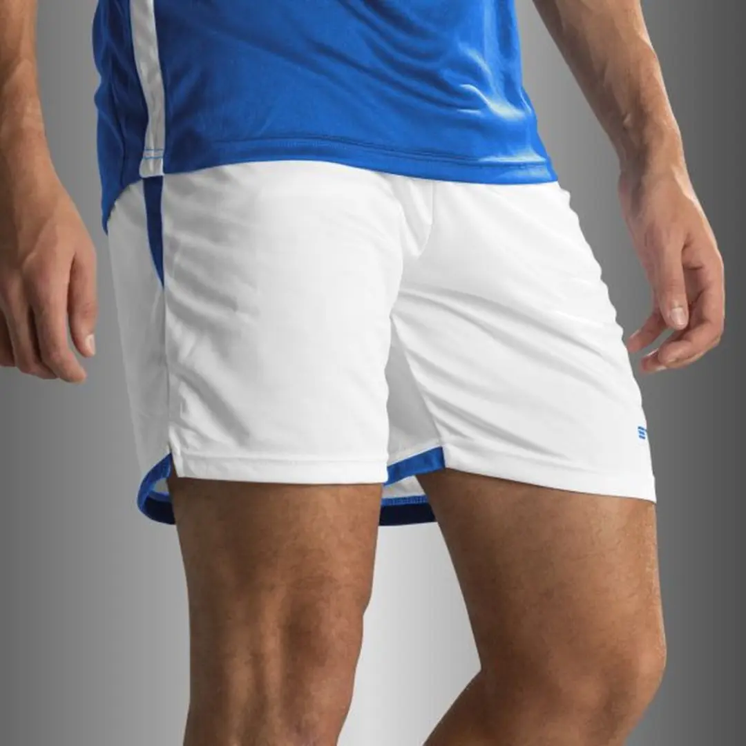 Stanno Focus Short Sportbroek L - Wit/Blauw - afbeelding 6 van 6