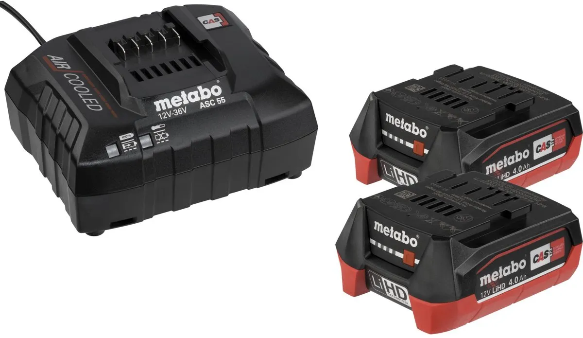 Metabo PowerMaxx SB 12 BL Accu-Slagboormachine 2x 4.0Ah