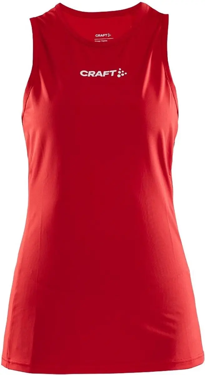 Craft Rush Slim Singlet Dames M - Rood