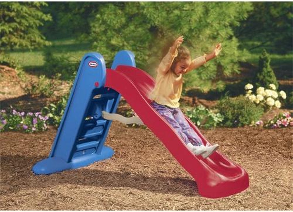 Little Tikes Glijbaan Large Slide - Peuter -Voor Buiten - Blauw Rood