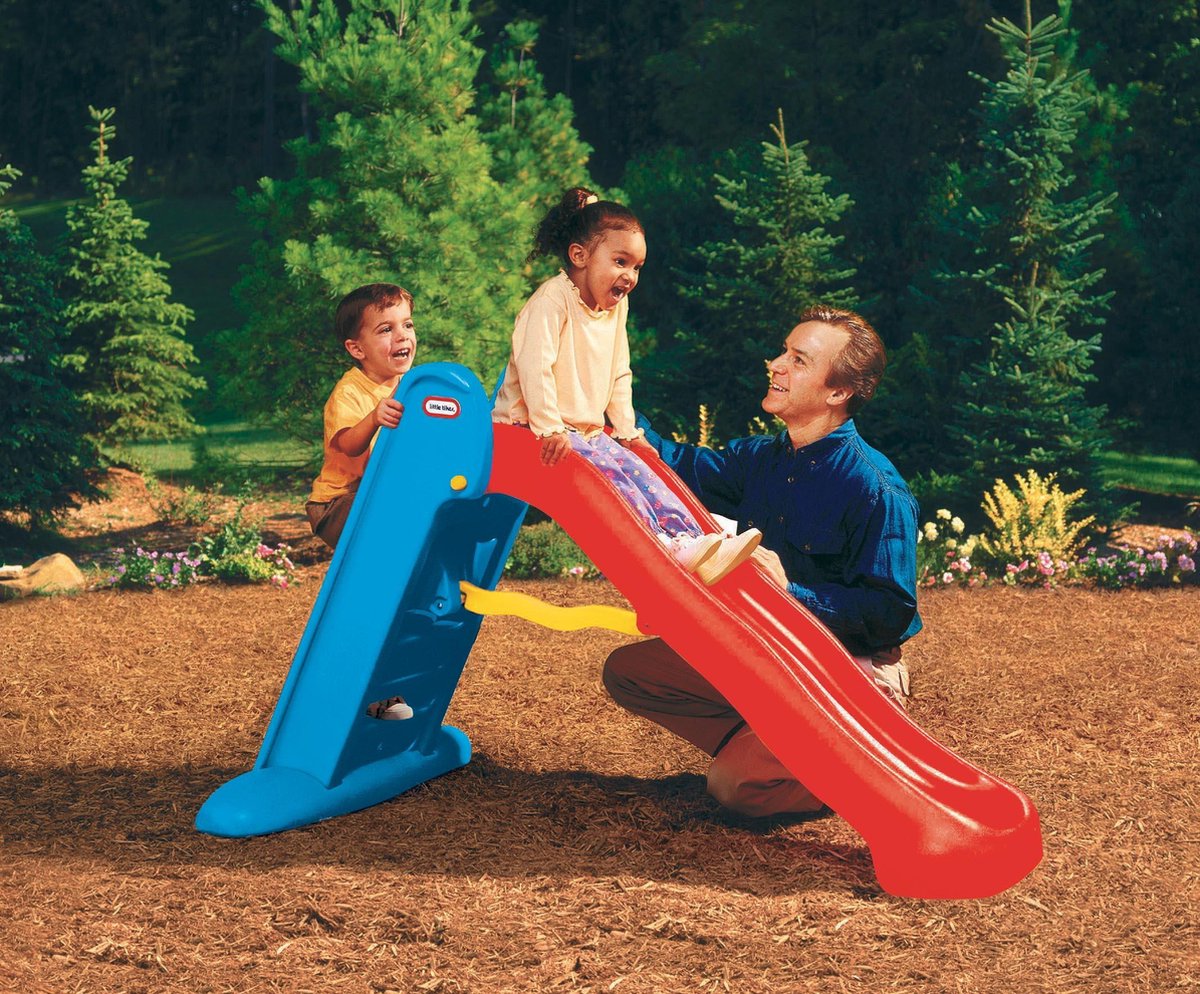 Little Tikes Glijbaan Large Slide - Peuter -Voor Buiten - Blauw Rood