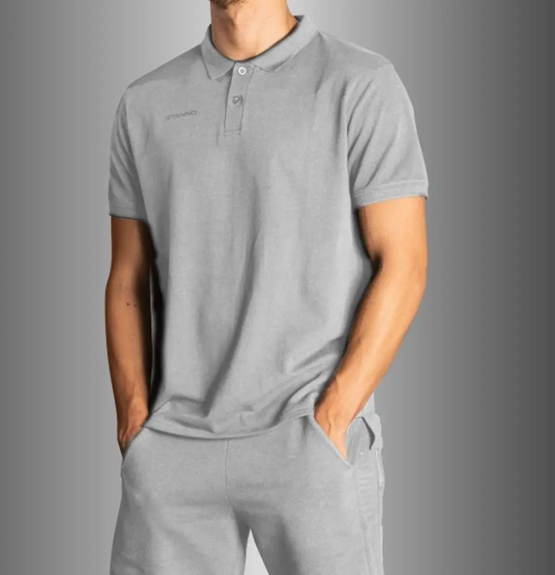 Stanno Base Polo - Grijs Melange S