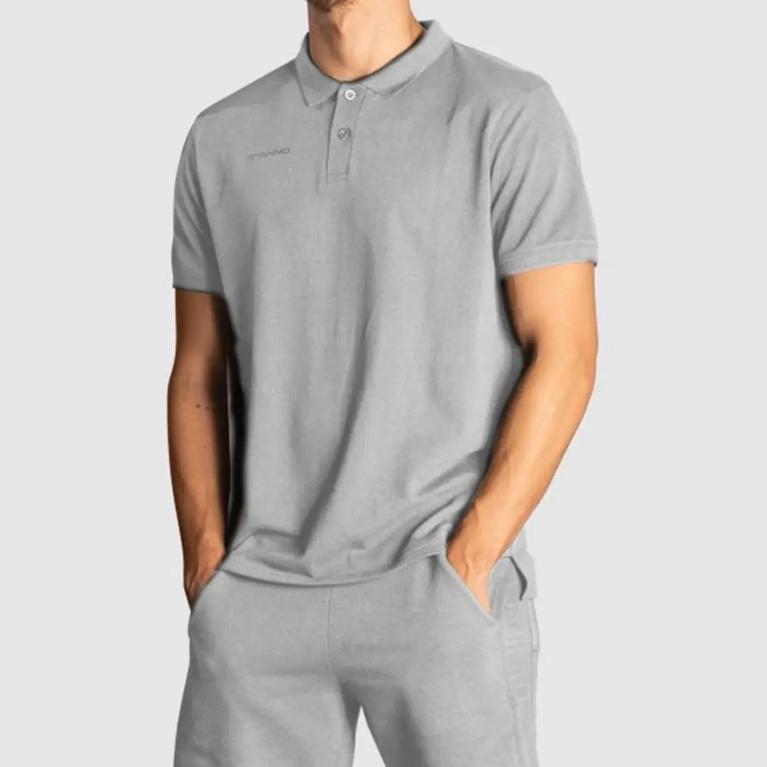 Stanno Base Polo - Grijs Melange S