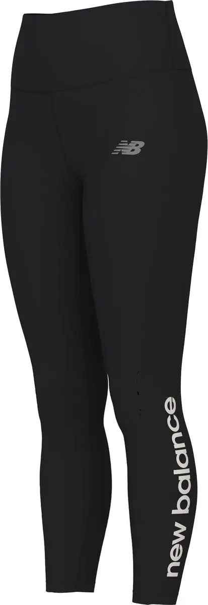 New Balance Sport High Rise Graphic Legging 25" - Zwart