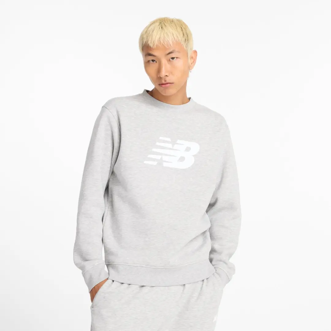 New Balance Sport Essentials Heren Trui - ATLETIC GREY