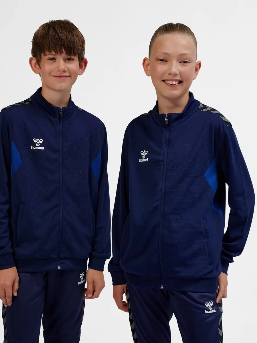 Hummel Authentic Pl Zip Jacket Kids 140 - Marine