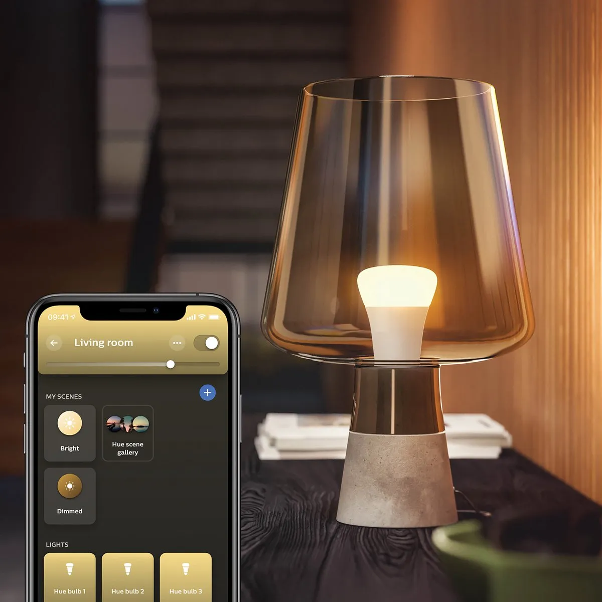 Philips Hue Uitbreidingspakket E27 - 4 Stuks Warmwit Mat - Incl. Hue Dial Switch Wit - afbeelding 6 van 6