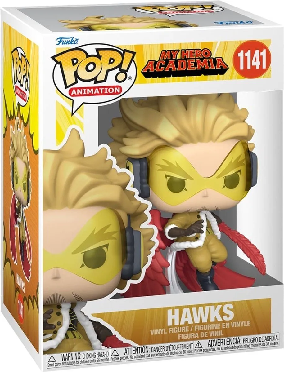Funko POP! My Hero Academia Hawks Verzamelfiguur DRM220414 - 9cm - Multicolor