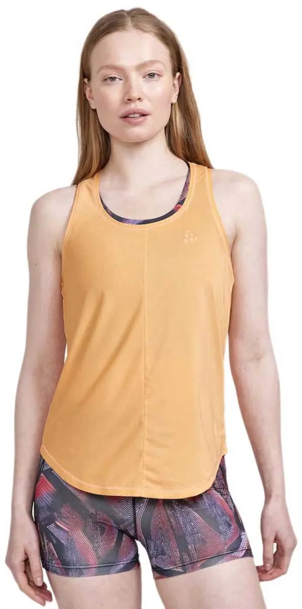 Craft Core Essence Mouwloos T-shirt Geel XS Vrouw