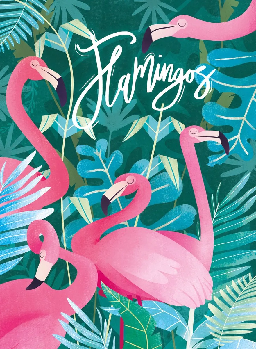 Clementoni Fantastic Animals Flamingos Puzzel 500 Stuks