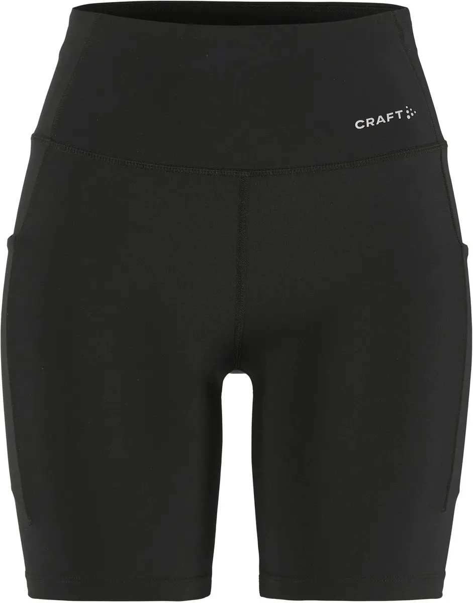 Craft Essence Short Tights 3 W Dames Sportlegging - L - Zwart