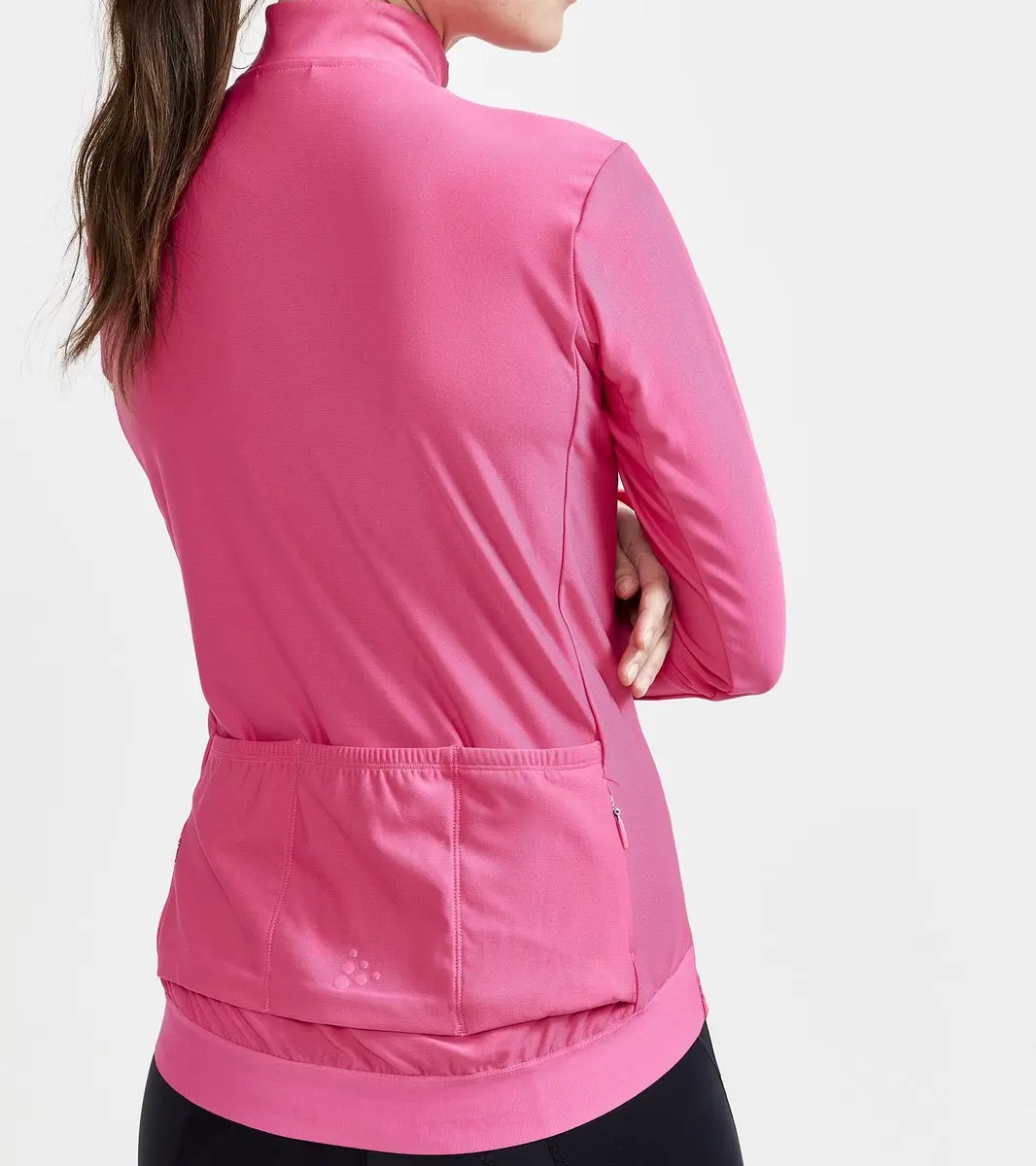 Craft Core Bike Essence LS Jersey Dames - Maat M - Roze