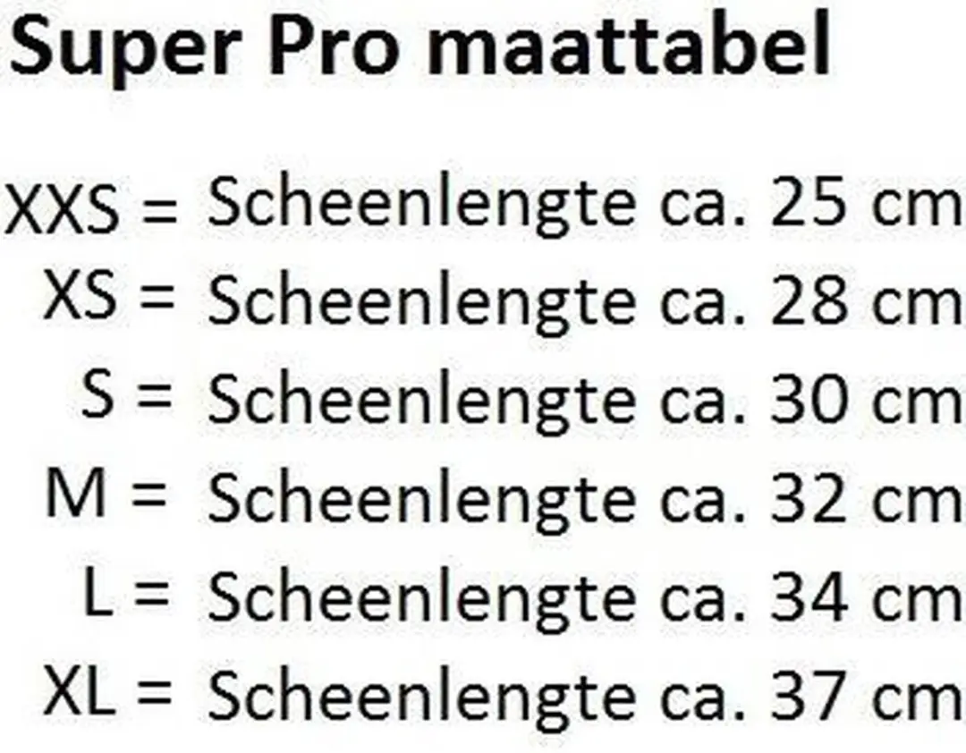 Super Pro Defender Scheenbeschermers - XS - 2 Stuks