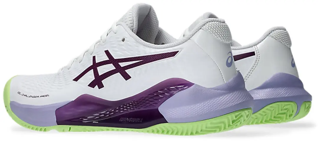 ASICS GEL-Challenger 14 Padel - 43.5 - Wit/Paars/Groen - afbeelding 6 van 6