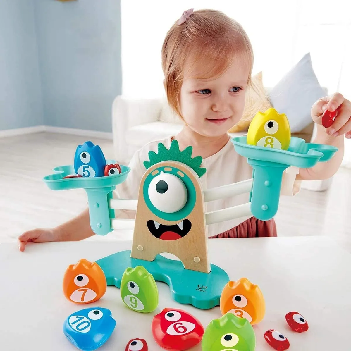 Hape Monster Rekenweegschaal E0511 - Veelkleurig