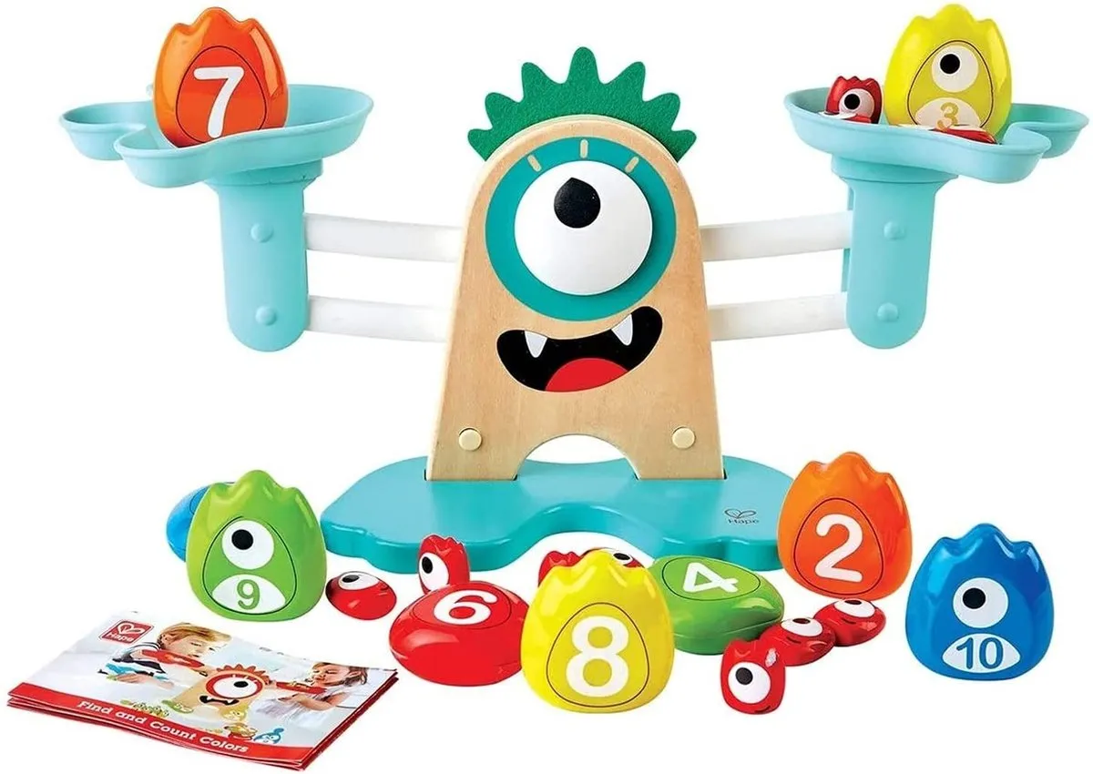 Hape Monster Rekenweegschaal E0511 - Veelkleurig