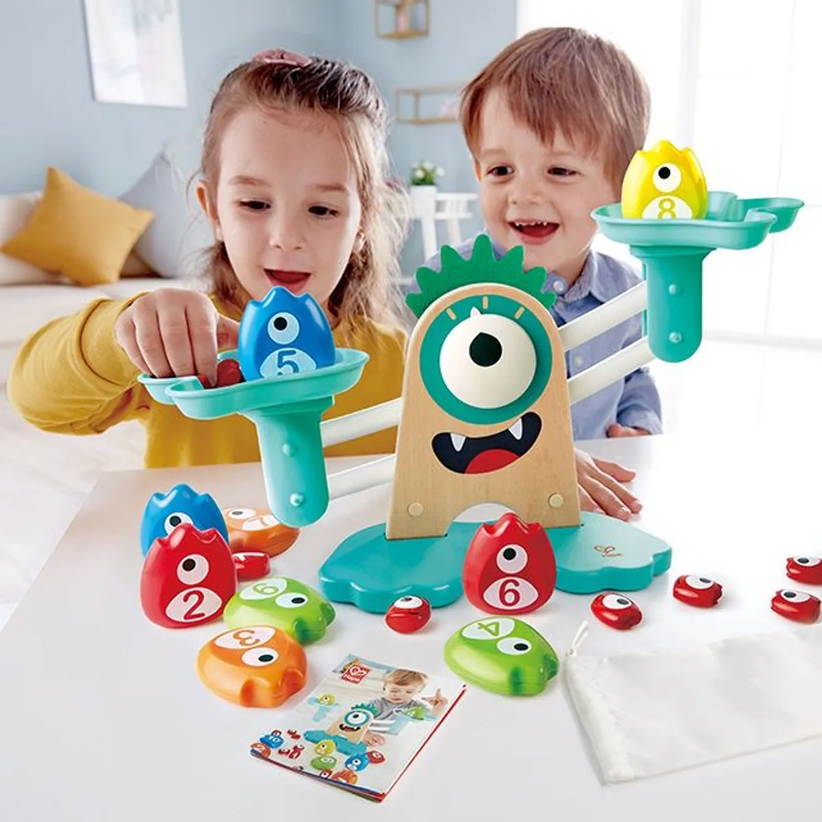 Hape Monster Rekenweegschaal E0511 - Veelkleurig - afbeelding 6 van 6