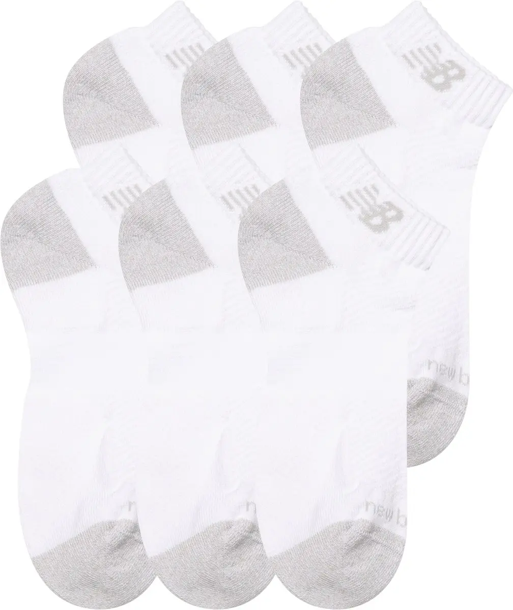 New Balance Active Low Cut Sokken 6 Stuks - Witte maat 47-50