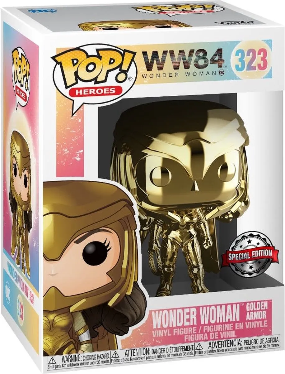 Funko Pop! Heroes Wonder Woman 1984 Gold Power 323 - afbeelding 2 van 2