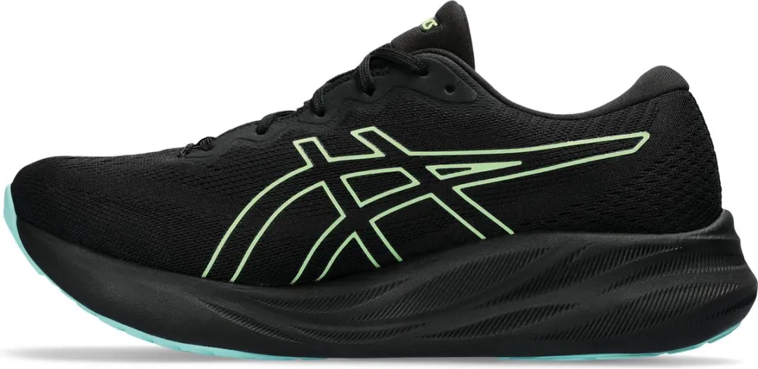 ASICS Gel-Pulse 15 GTX Sportschoenen 46.5 - Zwart/Lichtgroen