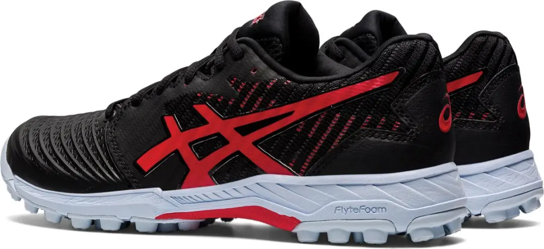 ASICS Field Ultimate Sportschoenen 39.5 - SG - Zwart/Rood/Blauw