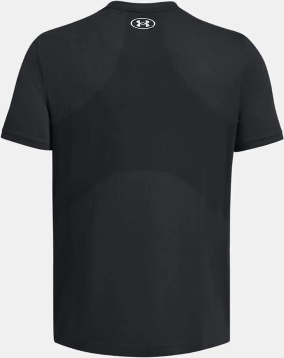Under Armour UA Vanish Seamless Korte Mouw Heren T-shirt - XXL - Zwart - afbeelding 6 van 6