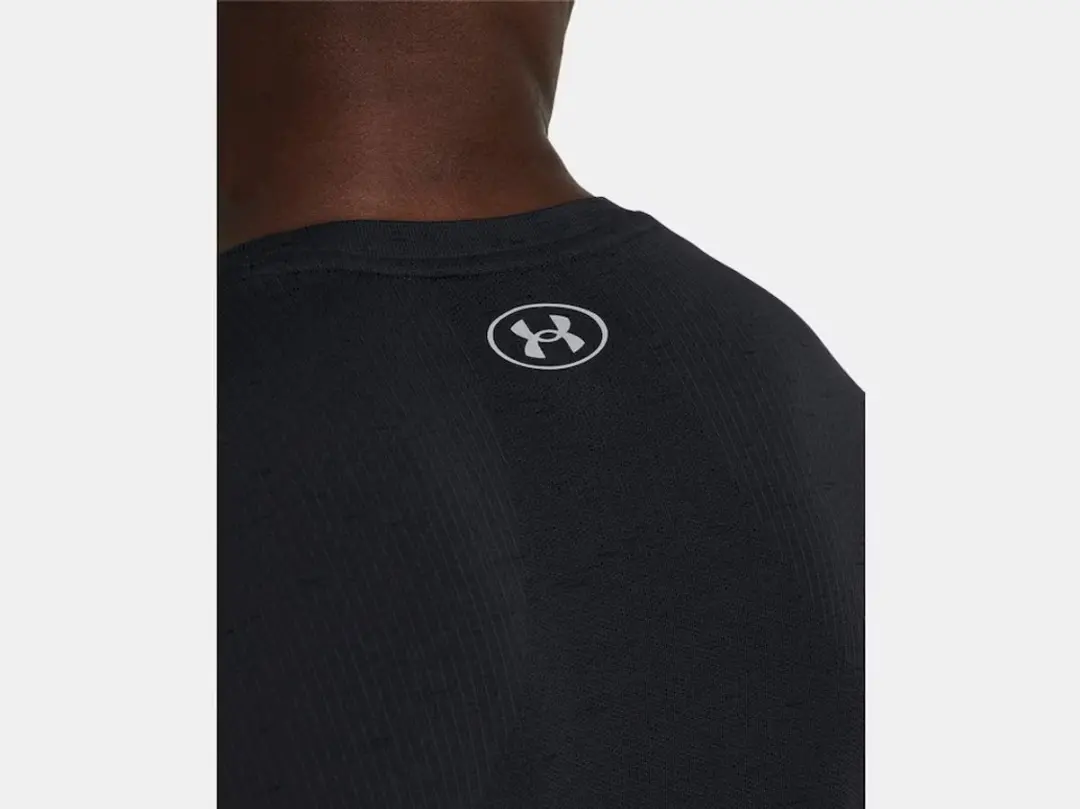 Under Armour UA Vanish Seamless Korte Mouw Heren T-shirt - XXL - Zwart