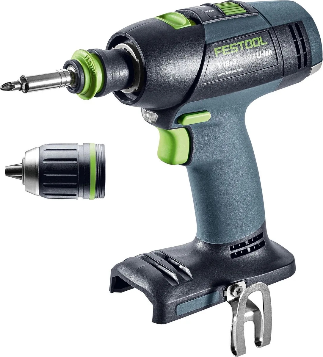 Festool T 18+3 Li Accu Schroefboormachine 574763 - afbeelding 4 van 6