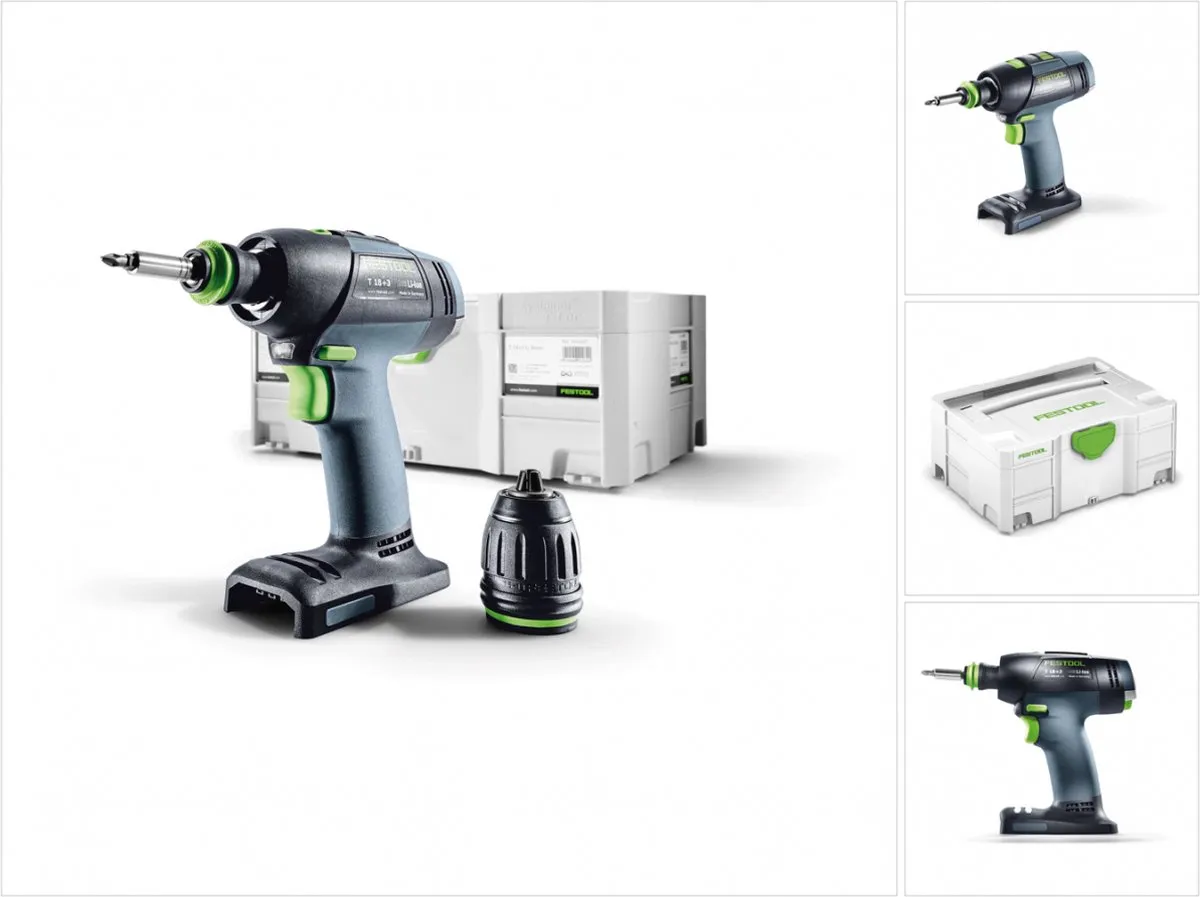 Festool T 18+3 Li Accu Schroefboormachine 574763 - afbeelding 5 van 6