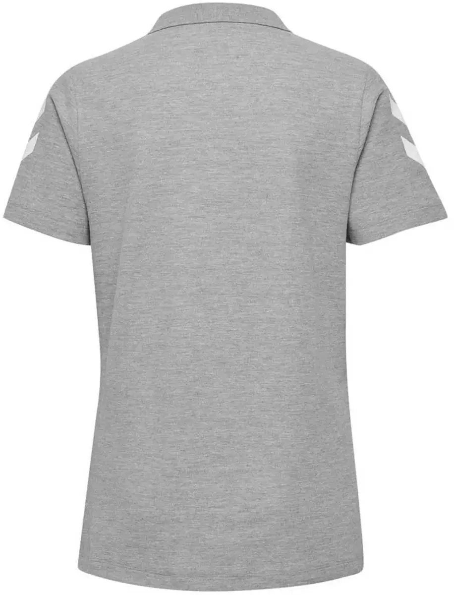hummel Go Cotton Polo Shirt Vrouw - Grijs Melange - XL