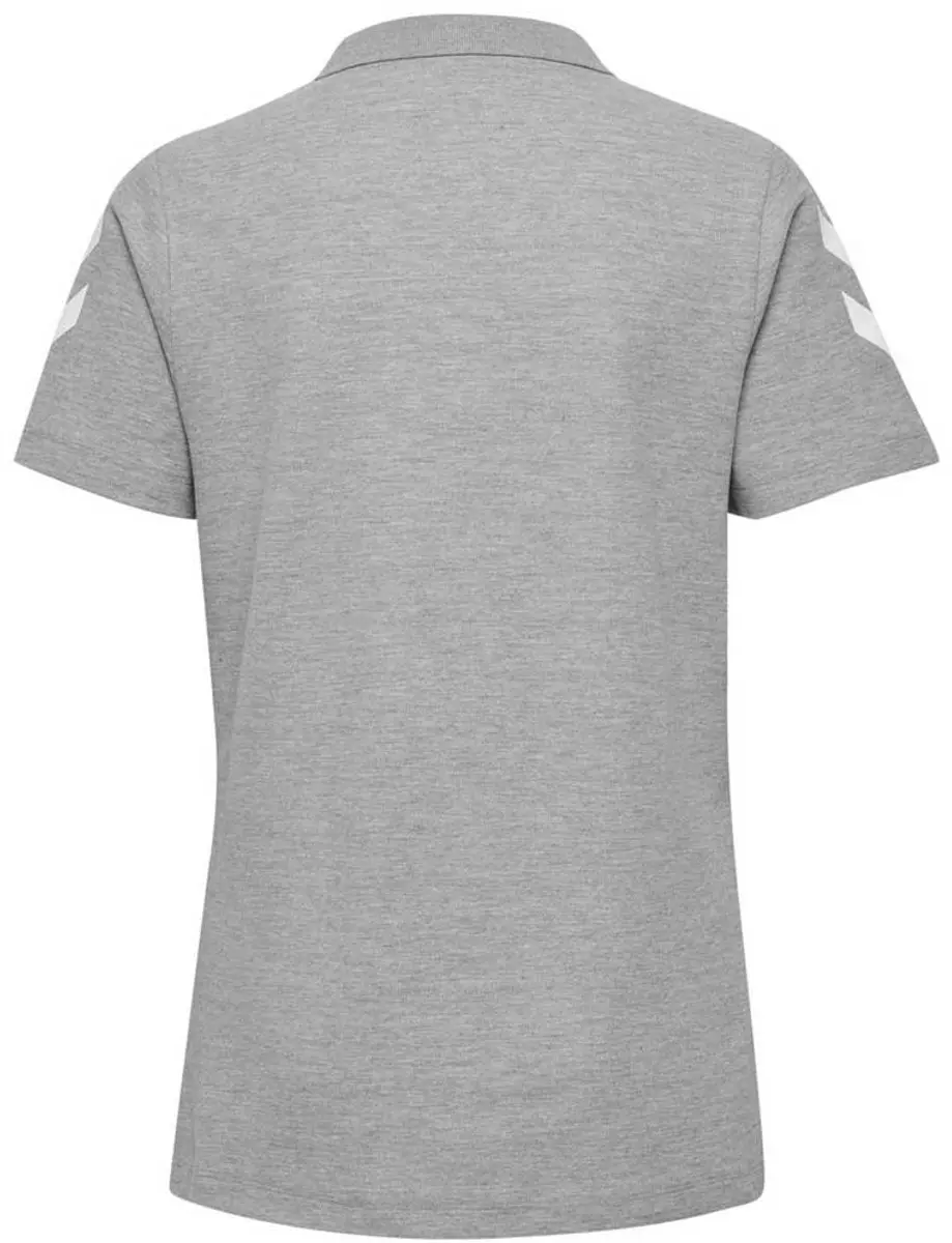 hummel Go Cotton Polo Shirt Vrouw - Grijs Melange - XL