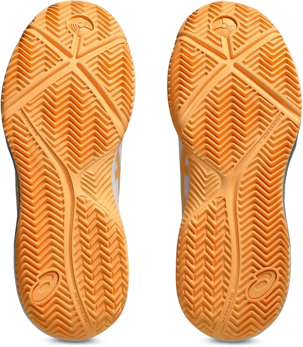 ASICS Gel-Dedicate 8 Padelschoenen 36 - Wit/Oranje