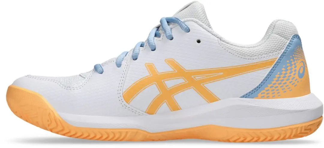 ASICS Gel-Dedicate 8 Padelschoenen 36 - Wit/Oranje