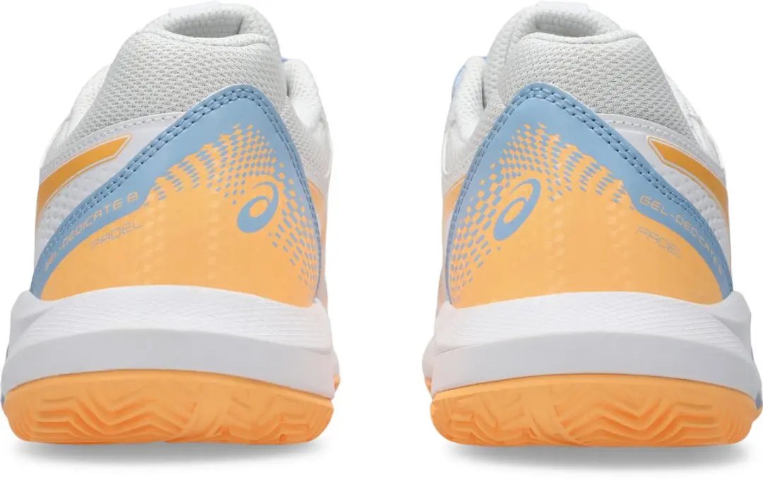ASICS Gel-Dedicate 8 Padelschoenen 36 - Wit/Oranje