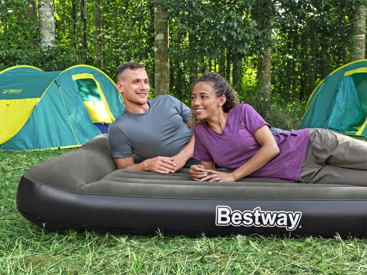 Bestway Tritech Luchtbed Queensize 152cm - Grijs/Zwart - afbeelding 6 van 6