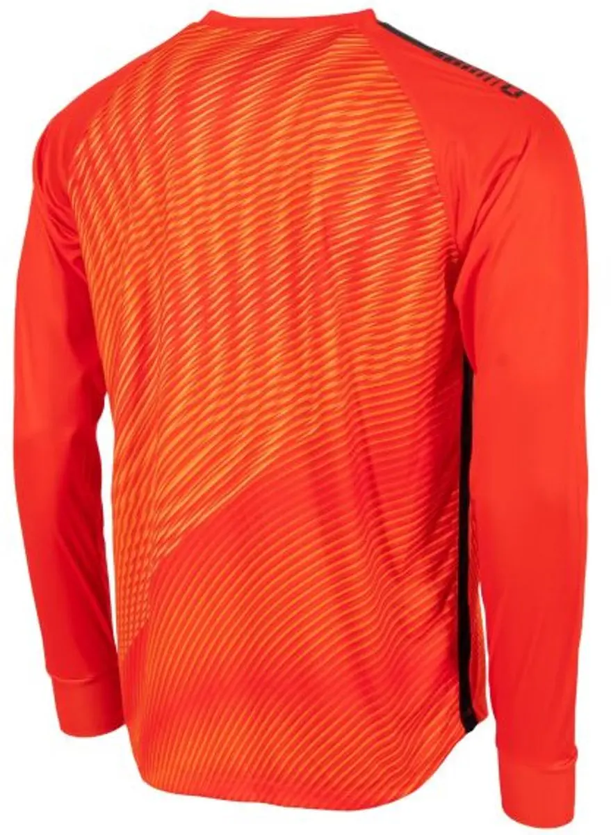 Stanno Vortex Keeper Shirt Long Sleeve - M - Oranje/Zwart