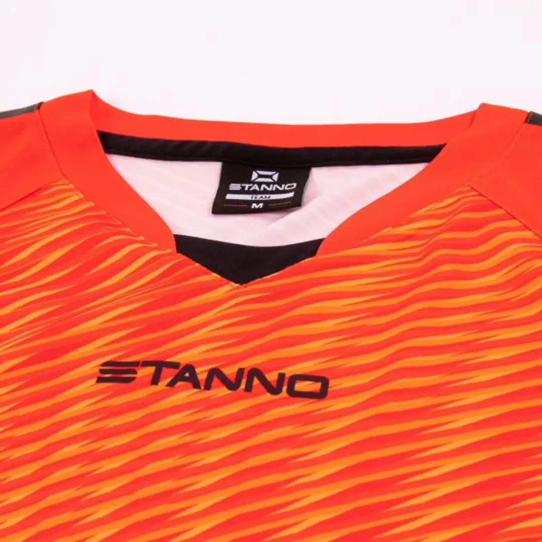 Stanno Vortex Keeper Shirt Long Sleeve - M - Oranje/Zwart