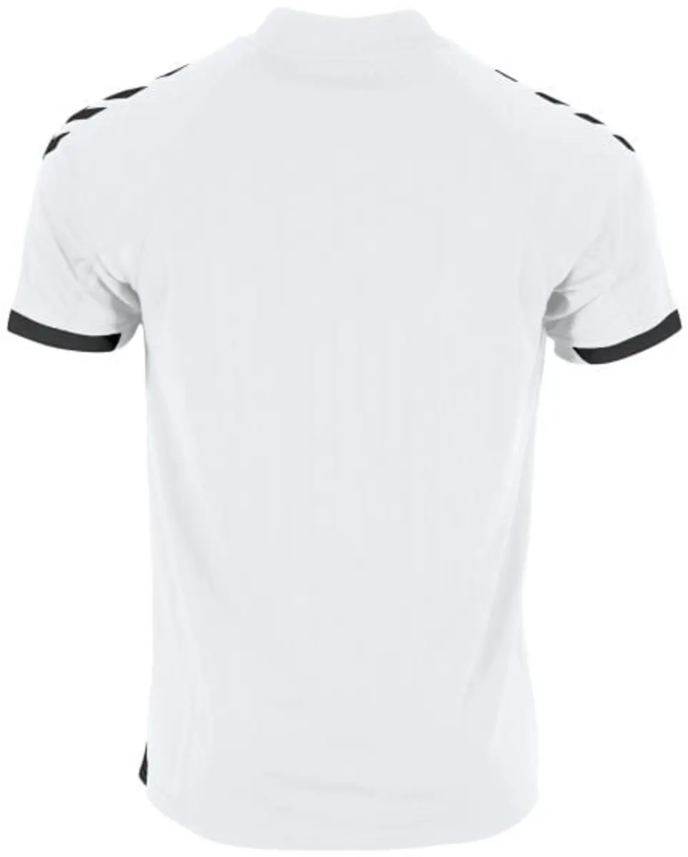 Hummel Fyn Shirt Korte Mouw Kinderen 116 - Wit/Zwart