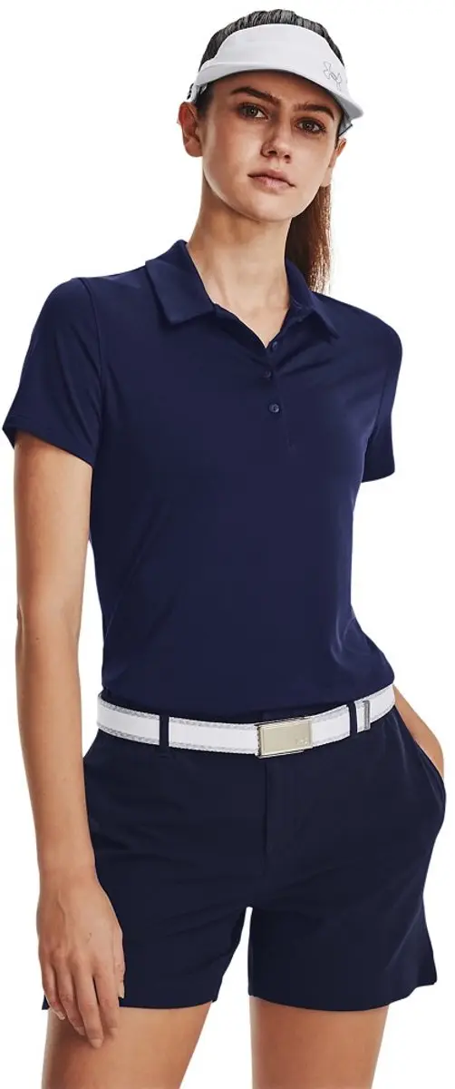 Under Armour Zinger Short Dames Polo - S - Navy