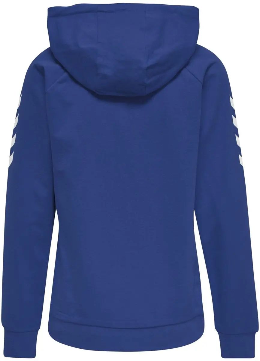 Hummel Go Cotton Hoodie Dames S - Blauw/Wit