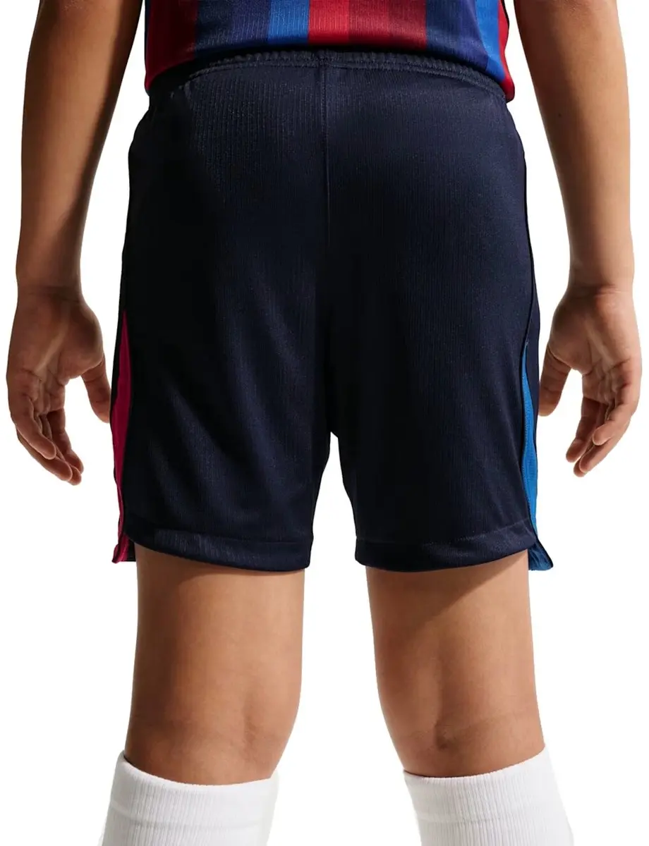 Nike FC Barcelona Kinder Wedstrijdshort 147/158 - Blauw