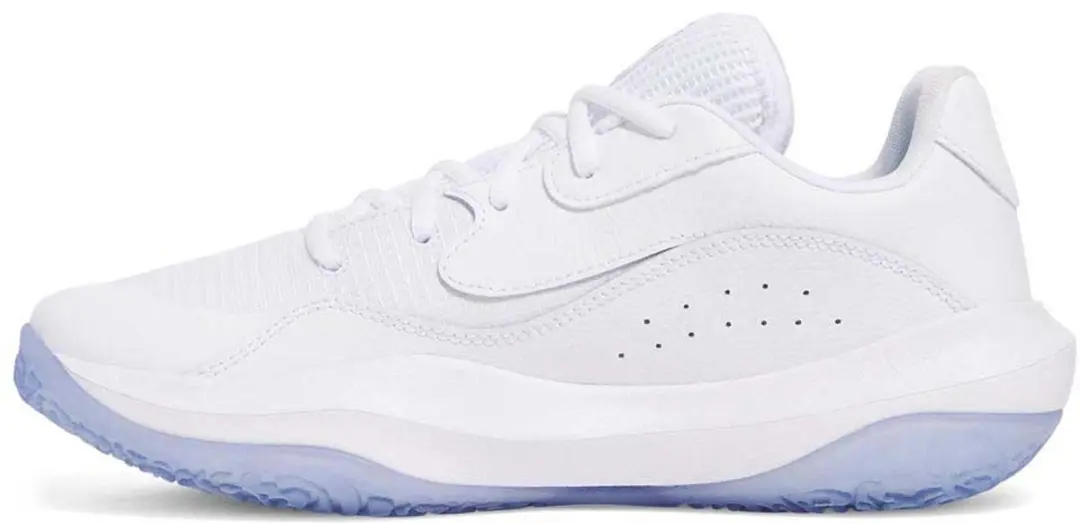 Under Armour Lockdown 7 Low Basketbalschoenen 45.5 - Wit