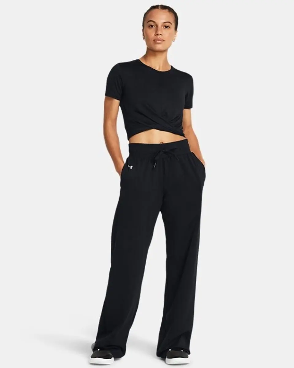 Under Armour Motion Open Hem Pant Dames - XS - Zwart